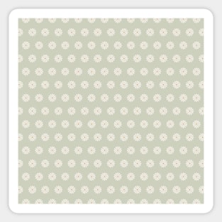 Ditsy Florals (Green) Sticker